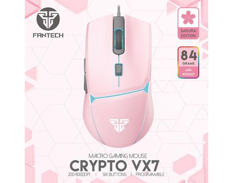 Mis Gaming Fantech VX7 Crypto Sakura.