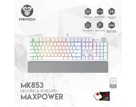 Tastatura Mehanicka Gaming Fantech MK853 RGB Maxpower (red switch) Space Edition.