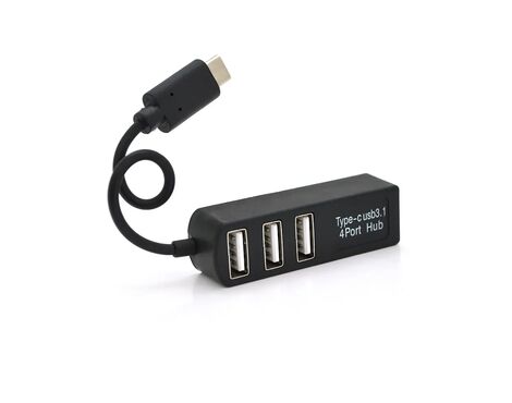 USB 3.1 HUB 4 porta JWD-U30 crni.