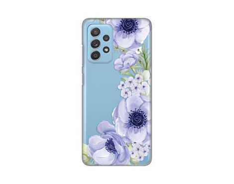 Silikonska futrola PRINT Skin - Samsung A525 Galaxy A52 4G/A526 Galaxy A52 5G/A528B Galaxy A52s 5G Blue Roses.