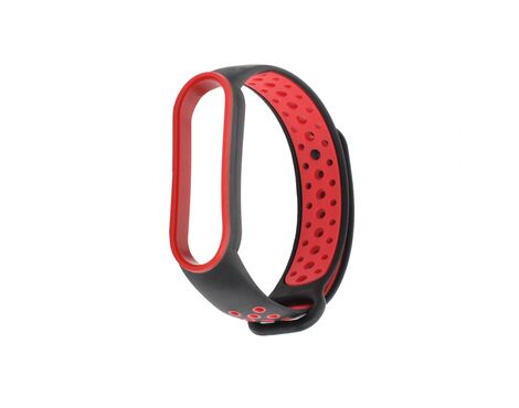 Narukvica - smart watch Xiaomi Mi Band M5/M6 crno crvena.