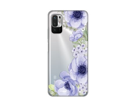 Silikonska futrola PRINT Skin - Xiaomi Redmi Note 10 5G Blue Roses.