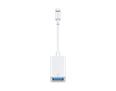 OTG lightning na USB kamera adapter beli.