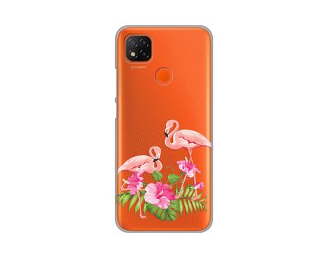 Silikonska futrola PRINT Skin - Xiaomi Redmi 9C/Redmi 10A Flamingo.