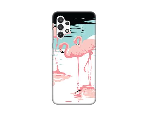 Silikonska futrola PRINT - Samsung A325 Galaxy A32 4G Pink Flamingos.