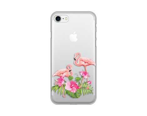 Silikonska futrola PRINT Skin - iPhone 7/8/SE (2020)/SE (2022) Flamingo.