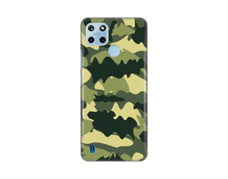 Silikonska futrola PRINT Skin - Realme C25Y/C21Y Army.