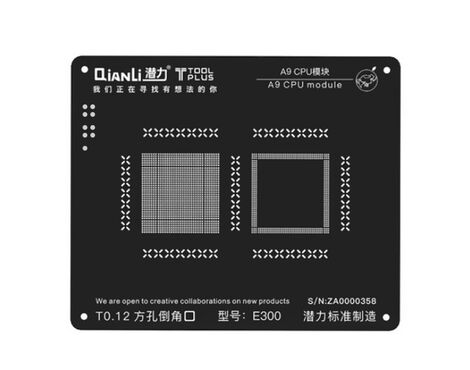 BGA sito Qianli ToolPlus 3D iBlack CPU modul - Iphone 6S A9 E300.