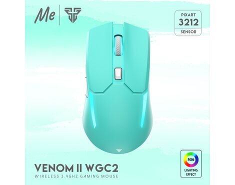 Mis Wireless Gaming Fantech WGC2 Venom II Mint Edition.