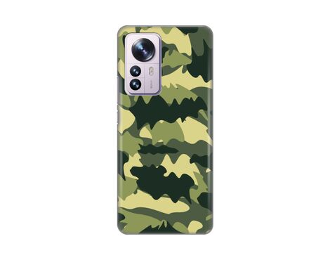 Silikonska futrola PRINT Skin - Xiaomi 12 Pro Army.