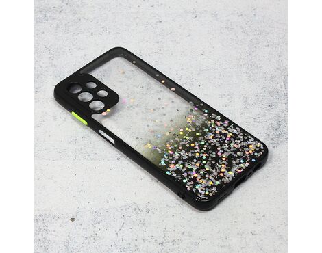 Futrola Frame Glitter - Samsung A135 Galaxy A13 4G crna.