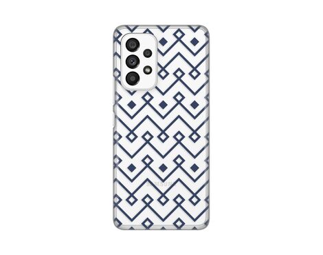 Silikonska futrola PRINT Skin - Samsung A536 Galaxy A53 5G Blue cubes.