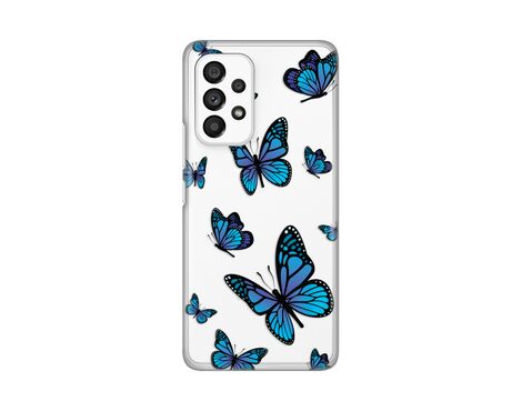 Silikonska futrola PRINT Skin - Samsung A536 Galaxy A53 5G Blue butterfly.