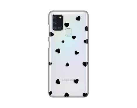 Silikonska futrola PRINT Skin - Samsung A217F Galaxy A21s Hearts.