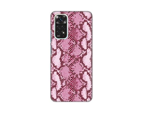 Silikonska futrola PRINT - Xiaomi Redmi Note 11/Redmi Note 11s Pink Snake.