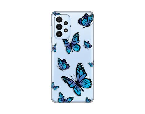 Silikonska futrola PRINT Skin - Samsung A235 Galaxy A23 Blue butterfly.