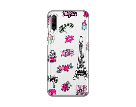 Silikonska futrola PRINT Skin - Huawei P30 Lite Love Paris.