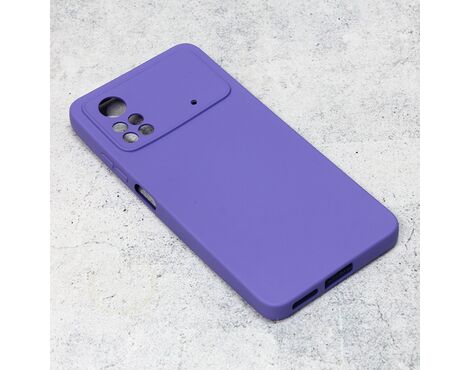 Silikonska futrola Teracell Giulietta - Xiaomi Poco X4 Pro 5G mat ljubicasta.