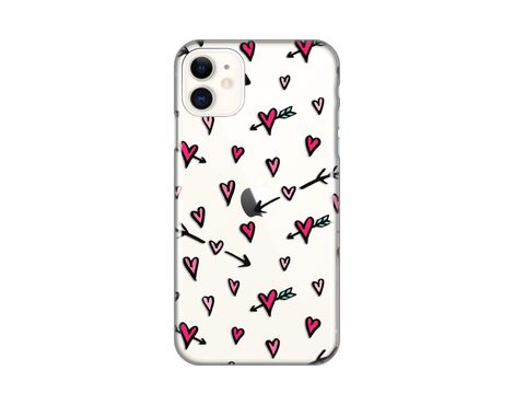 Silikonska futrola PRINT Skin - iPhone 11 6.1 Heart Pattern.