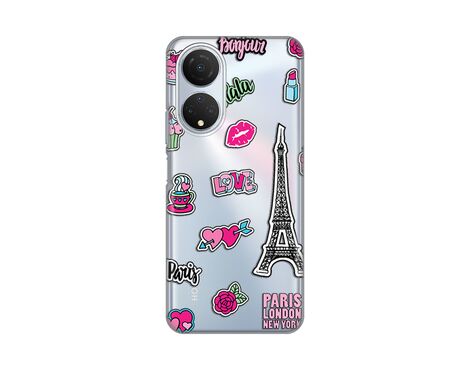 Silikonska futrola PRINT Skin - Huawei Honor X7 Love Paris.