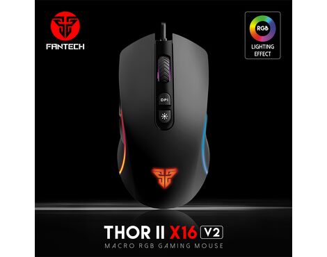 Mis Gaming Fantech X16 (V2) Thor II crni.