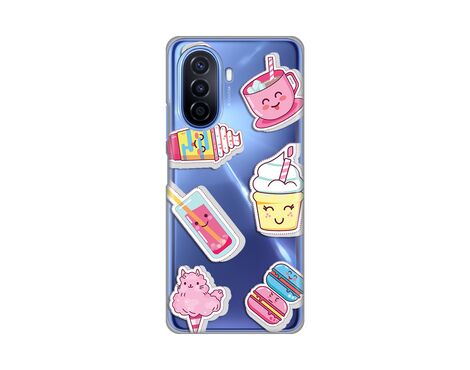 Silikonska futrola PRINT Skin - Huawei Nova Y70/Nova Y70 Plus Ice cream.