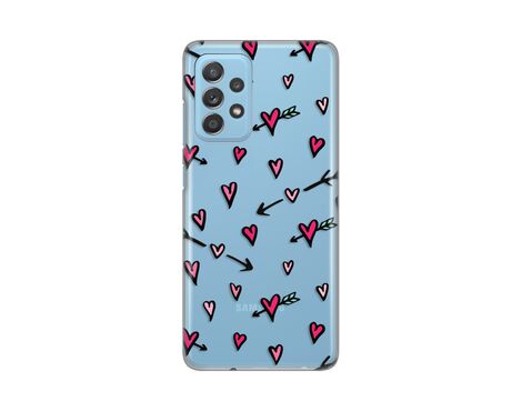 Silikonska futrola PRINT Skin - Samsung A525 Galaxy A52 4G/A526 Galaxy A52 5G/A528B Galaxy A52s 5G Heart Pattern.