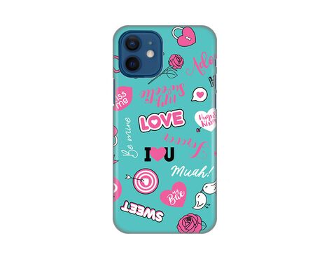 Silikonska futrola PRINT - iPhone 12 6.1 Love.