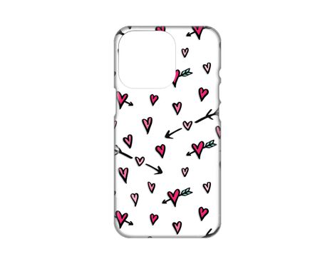 Silikonska futrola PRINT Skin - iPhone 14 Pro Heart Pattern.