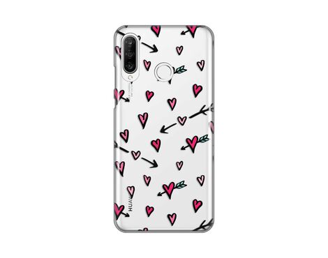 Silikonska futrola PRINT Skin - Huawei P30 Lite Heart Pattern.