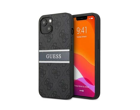 Futrola Guess Stripe - iPhone 13 siva (GUHCP13M4GDGR).