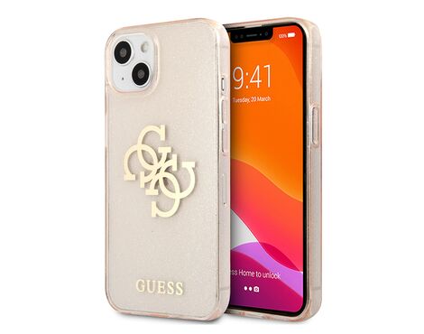 Futrola Guess Hc Glitter Big - iPhone 13 zlatna ( GUHCP13MPCUGL4GGO).