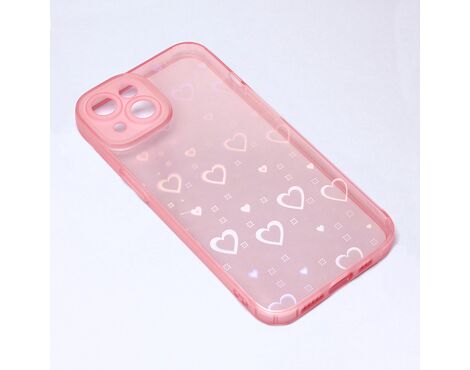 Futrola Heart Color IMD - iPhone 14 roze.