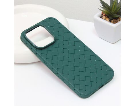 Futrola Weave case - iPhone 14 Pro zelena.