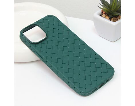 Futrola Weave case - iPhone 14 zelena.