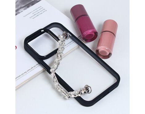 Futrola Chain - iPhone 14 Pro crna.