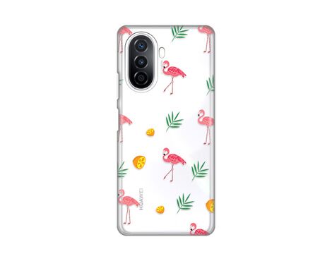 Silikonska futrola PRINT Skin - Huawei Nova Y70/Nova Y70 Plus Flamingos.