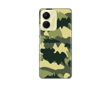 Silikonska futrola PRINT Skin - Vivo Y16 Army.