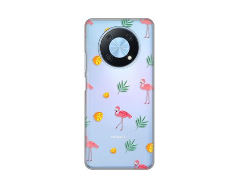 Silikonska futrola PRINT Skin - Huawei Nova Y90 Flamingo.