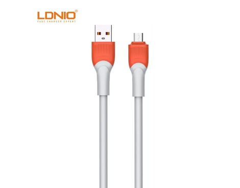 Data kabl LDNIO LS601 30W Fast micro USB sivi 1m.