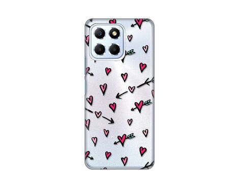 Silikonska futrola PRINT Skin - Huawei Honor X6 Heart Pattern.