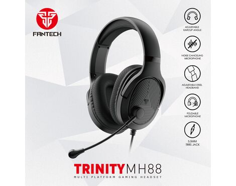 Slusalice Gaming Fantech MH88 Trinity crne.