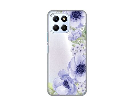 Silikonska futrola PRINT Skin - Huawei Honor X6 Blue Roses.