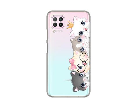 Silikonska futrola PRINT Skin - Huawei P40 Lite/Nova 6 SE Cats.