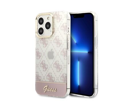 Futrola Guess Hc 4G Electro Script - iPhone 14 Pro pink (GUHCP14LHG4MHP).