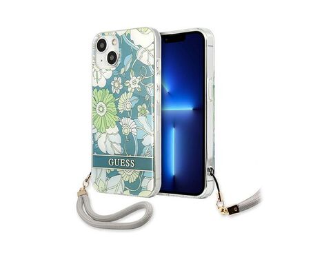 Futrola Guess Hc PC/TPU Flower Cord - iPhone 13 zelena (GUHCP13MHFLSN).