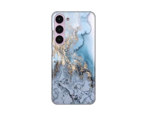 Silikonska futrola PRINT - Samsung S916B Galaxy S23 Plus Blue Gold Marble.