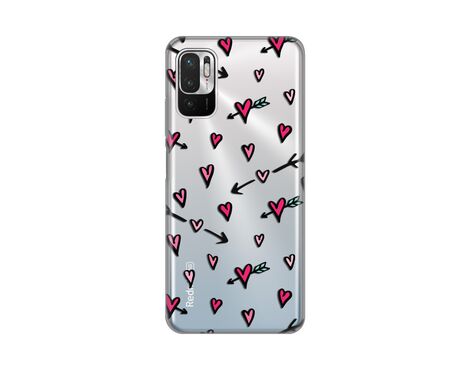 Silikonska futrola PRINT Skin - Xiaomi Redmi Note 10 5G Heart Pattern.