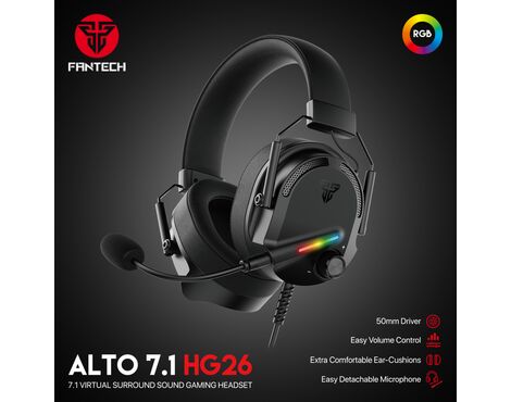 Slusalice Gaming Fantech HG26 Alto 7.1 crne.