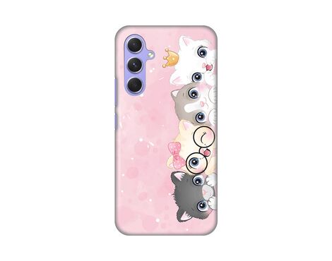 Silikonska futrola PRINT Skin - Samsung A546B Galaxy A54 5G Pink cats.